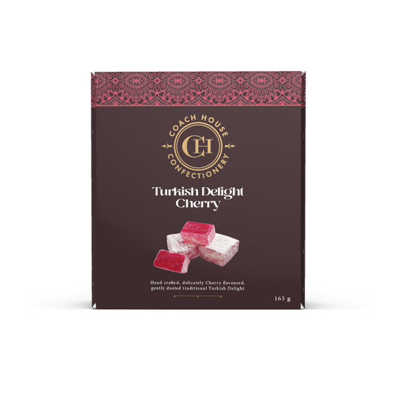 Coach House Confectionery Turkish Delight Cherry 165g