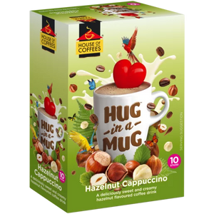 Hug in a Mugg Hazelnut Cappuccino  Box with 8 sticks