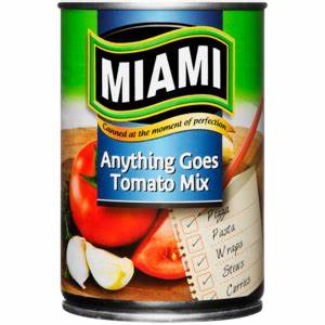 Miami Anything Goes Tomato Mix