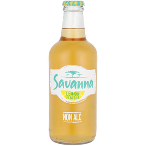 Savanna Lemon Premium Cider Non Alcohol Bottle 330ml SINGLE