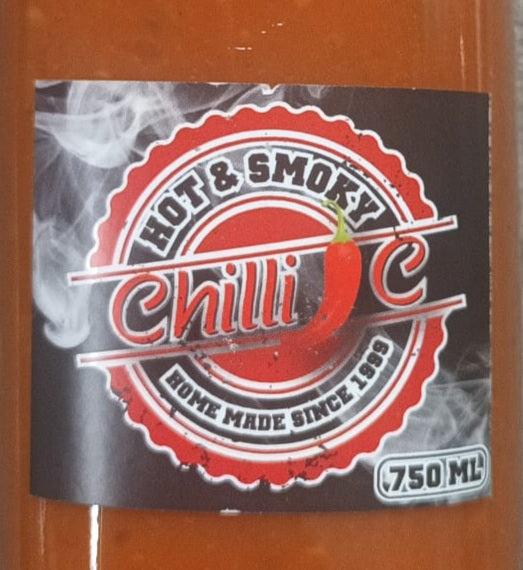 Chilli C Hot and Smoky Sauce 750ml