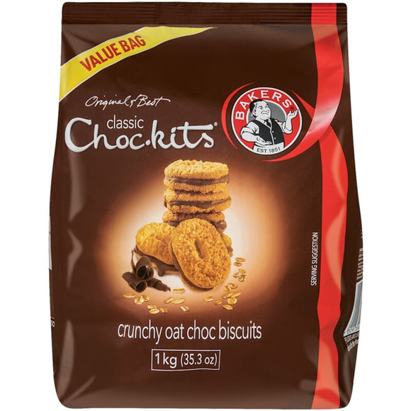 Bakers Choc-Kits Biscuits 1kg