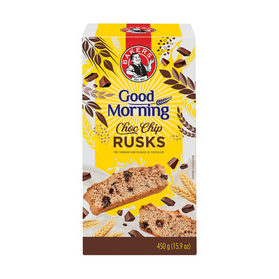 Bakers Good Morning Rusks Chocolate Chip 450g