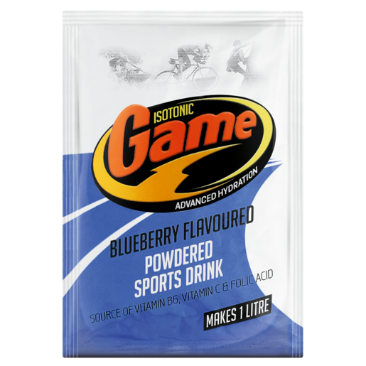 Isotonic Game Powdered Blueberry Flavoured Sports Drink Sachet 80g