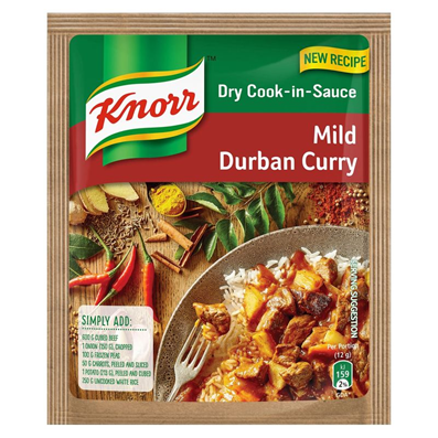 Knorr Cook In Sauce Mild Durban Curry 48g