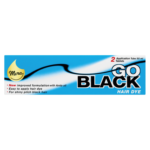 Mena Go Black Black Hair Dye 50ml