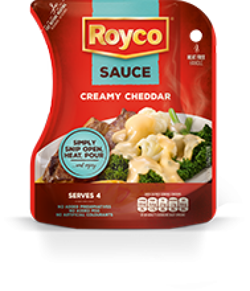 Royco Pour Over Sauce Creamy Cheddar 250ml