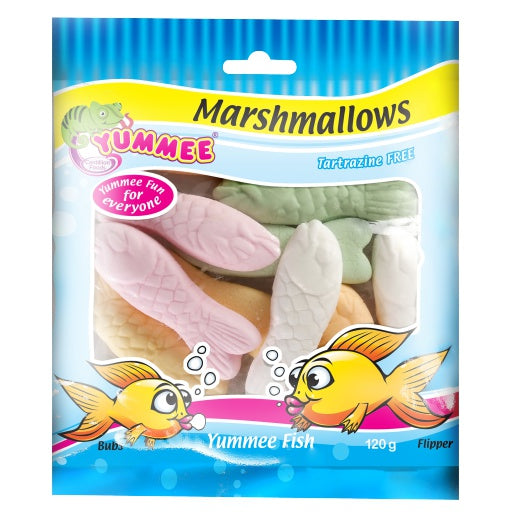 Yummee Marshmallow Fish 120g