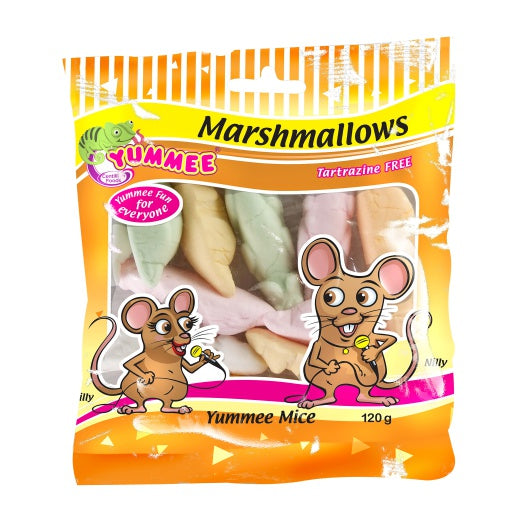 Yummee Marshmallow Mice 120g