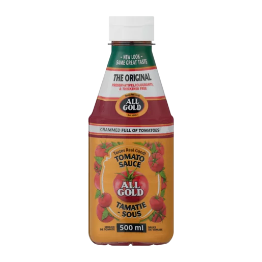All Gold Tomato Sauce Squeeze Bottle 500ml