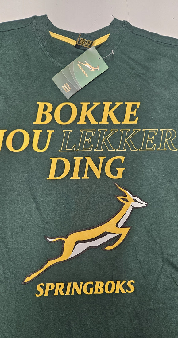 Springbok Rugby Bokke Jou Lekker Ding T-Shirt
