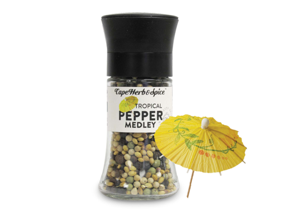 Cape Herb & Spice Tropical Pepper Medley Grinder 45g