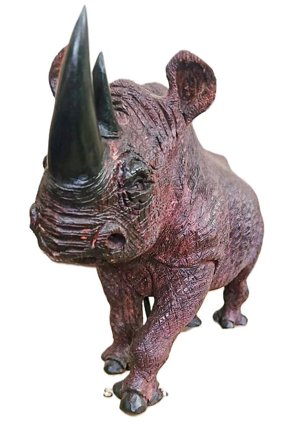 Ironwood Carved Rhino