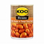 KOO Beans Butter Beans In Tangy Curry Sauce 410g