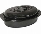 LK's Oval Casserole Enamel Finish Medium