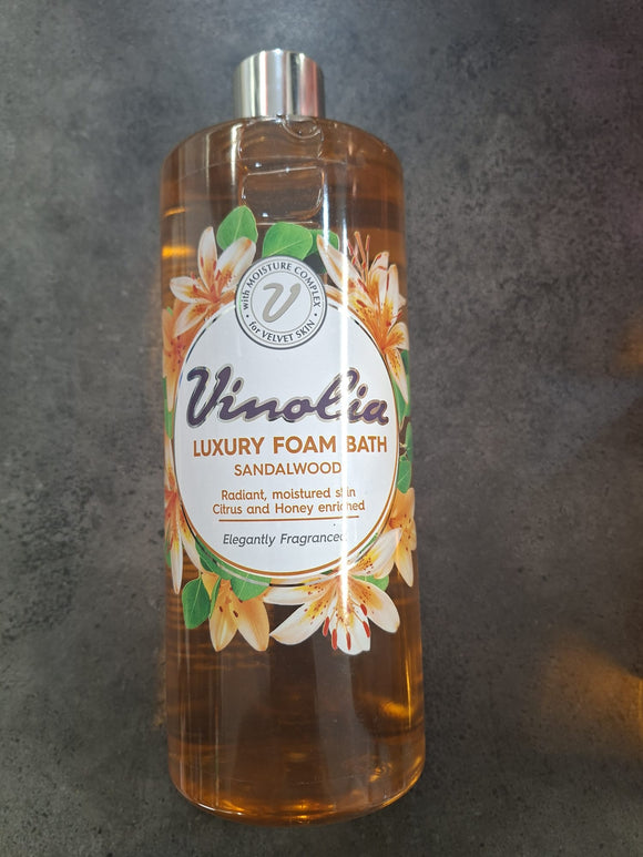 Vinolia Luxury Bubble Bath Sandalwood 1 Lt
