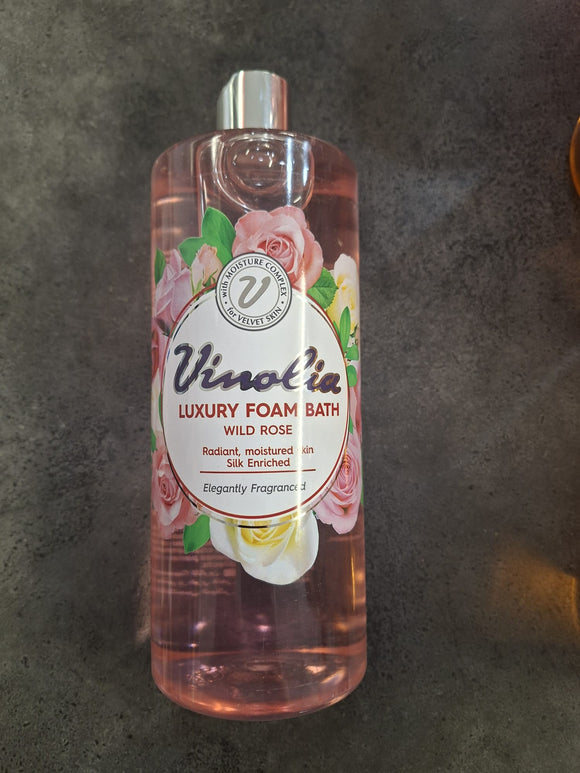 Vinolia Luxury Bubble Bath Wild Rose 1 Lt