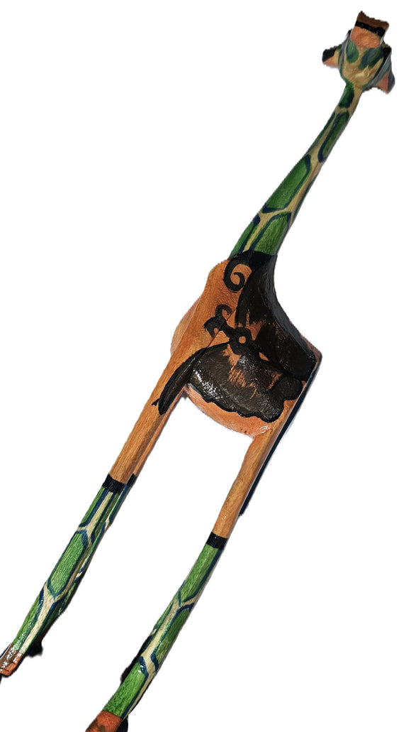 Wooden Giraffe - Colourfull