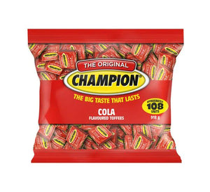 The Original Champion Cola Flavoured Toffee 150g bags