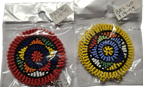 Round Beaded Earings
