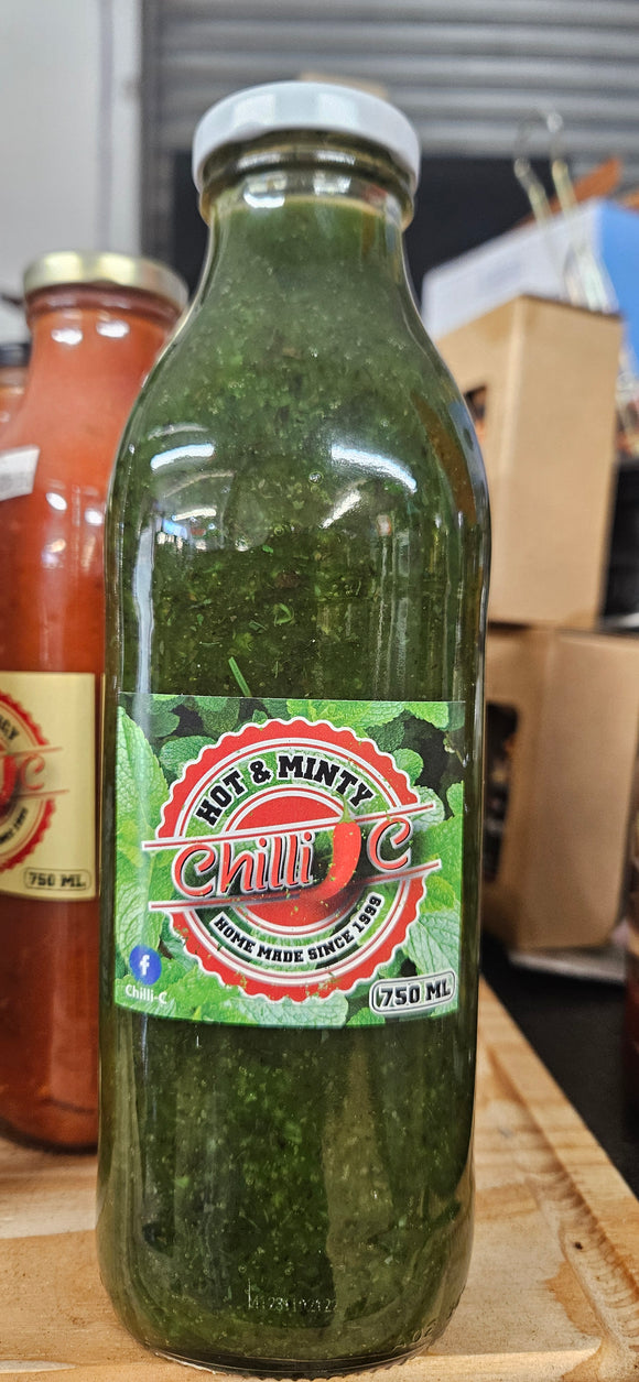 Chilli  C Hot and Minty Sauce 750ml