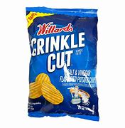 Willards Crinkle Cut Salt & Vinegar Chips 120g