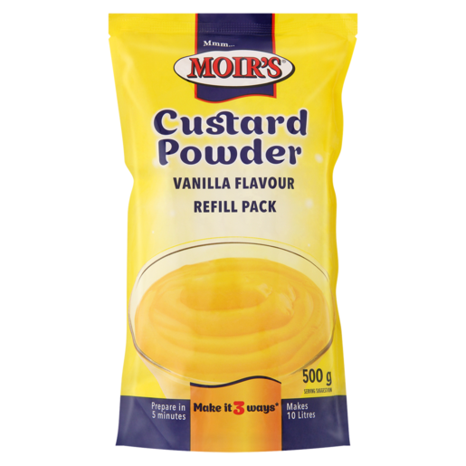 Moirs Custard Powder Refill Pack 500g