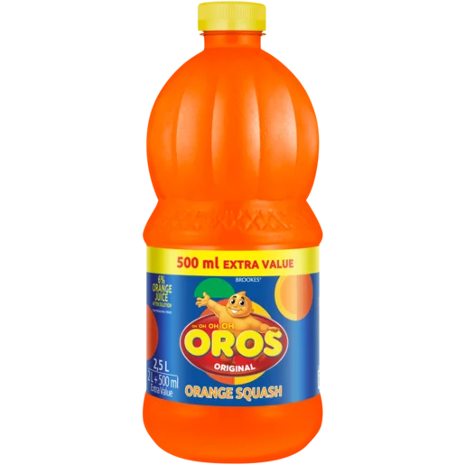 Brookes Oros Original Orange Squash 2.5L
