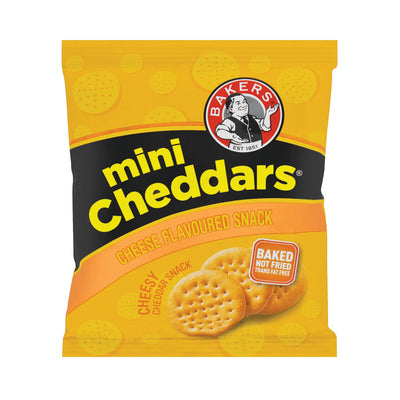 Reduced Bakers Mini Cheddar Cheese 33g – The South African Shop