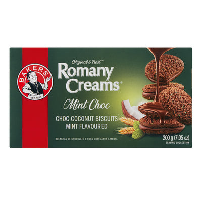 Bakers Romany Creams Mint Chocolate 200g