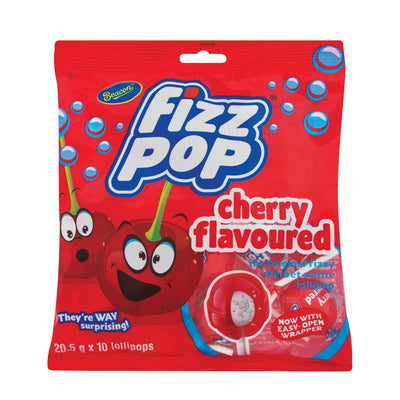 Beacon Fizz Pops Cherry 10's