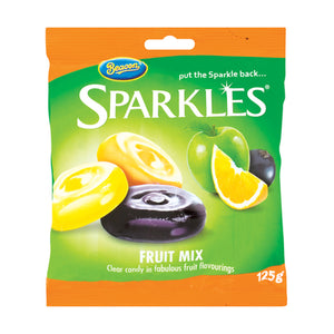 Beacon Sparkles Fruit Mix Sweets 125g