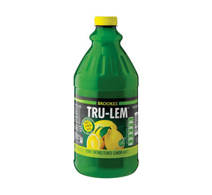 Brookes Tru-Lem Unsweetened 100% Lemon Juice 2L