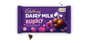 Cadbury Dairy Milk Bubbly Chocolate Slab 40g