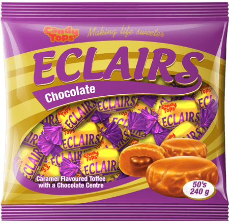 Candy Tops Chocolate Eclairs 240g