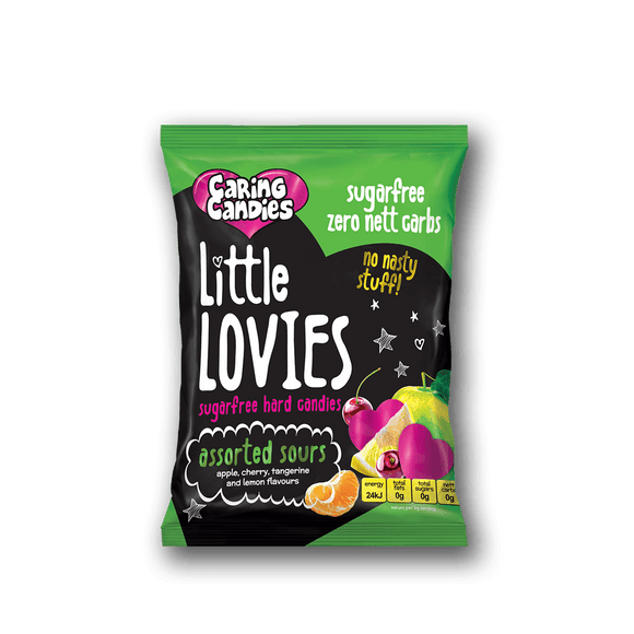 Caring Candies Little Lovies Assorted Sours 100g