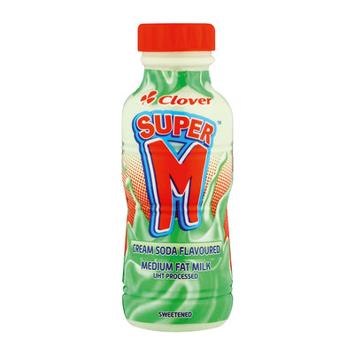 Clover Super M Cream Soda Flavoured Medium Fat Milk 300ml