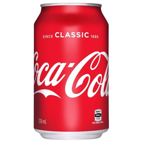Coca Cola Classic 330ml Can (New Zealand)