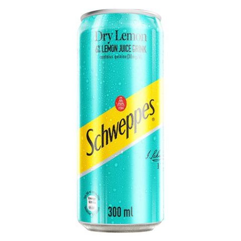 Schweppes Dry Lemon Can 300ml