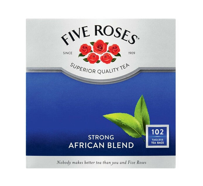 Five Roses Strong African Blend Teabags 102 Pack – The South African Shop