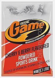 Isotonic Game Powdered Cherry and Berry Flavoured Sports Drink Sachet 80g