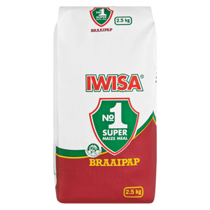 Iwisa No1 Super Maize Meal Braaipap 2.5Kg