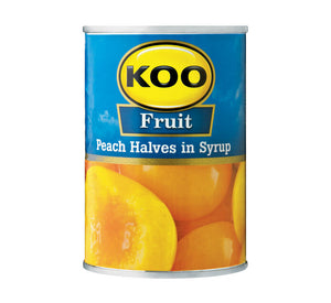 KOO Fruit Peach Halves in Syrup 410g