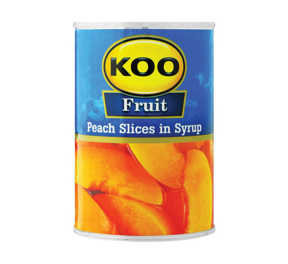 KOO Fruit Peach Slices in Syrup 410g