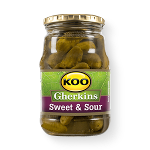 KOO Gherkins Sweet And Sour 375g