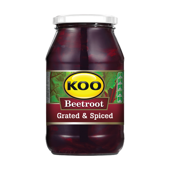 KOO Beetroot Grated and Spiced 405g