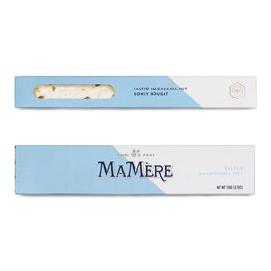 MaMère Confections Salted Macadamia Nut Nougat 100g