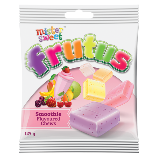 Mister Sweet Frutus Smoothie Flavoured Chews 125g