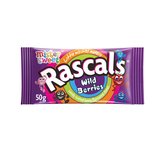 Mister Sweet Rascals Wild Berries Flavoured Chews 50g