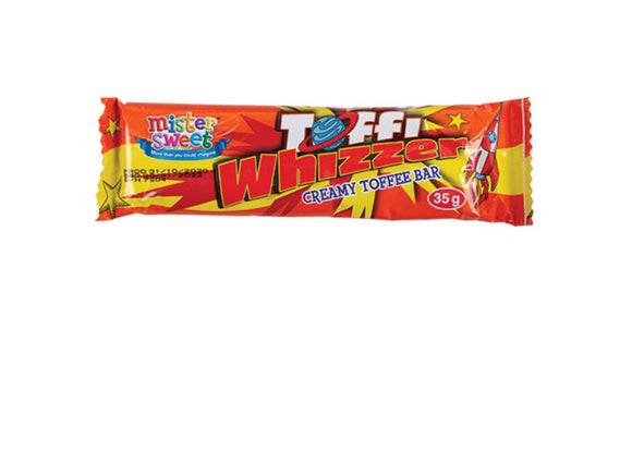 Mister Sweet Toffi Whizzer Creamy Toffee bar 35g